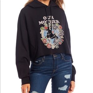 Levi’s Black Cropped “Our Mother Earth” Sweatshirt